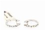 White Gold Hoop 18 Carat - Diamonds 0,20 ct 2