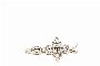 Collier avec Croix en or Blanc 18 Carats - Diamants 0,39 ct 3