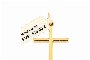 Croix en Or Jaune 18 Carats - Pendentif 2