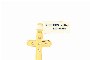 Croix en Or Jaune 18 Carats - Diamants - Pendentif 1