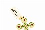 Croix en Or Jaune 18 Carats - Émaillé - Pendentif 2