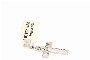 Croix en Or Blanc 18 Carats - Diamants - Pendentif 2