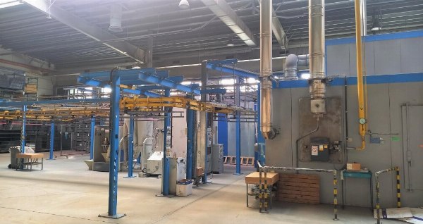 Powder coating line with overhead conveyor - Private Sale - Sale-3