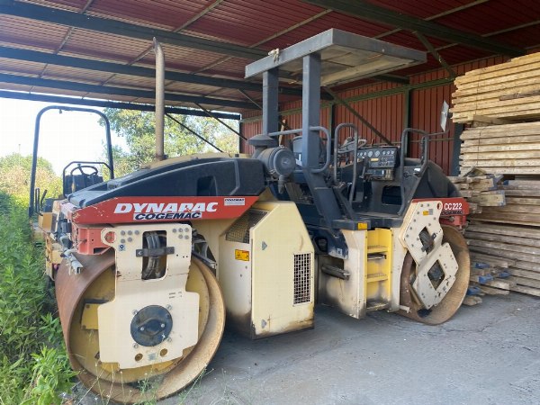 Rulli vibrantes Dynapac CC 222 y CC 122 - Fall. 78/2020 - Trib. de Catania
