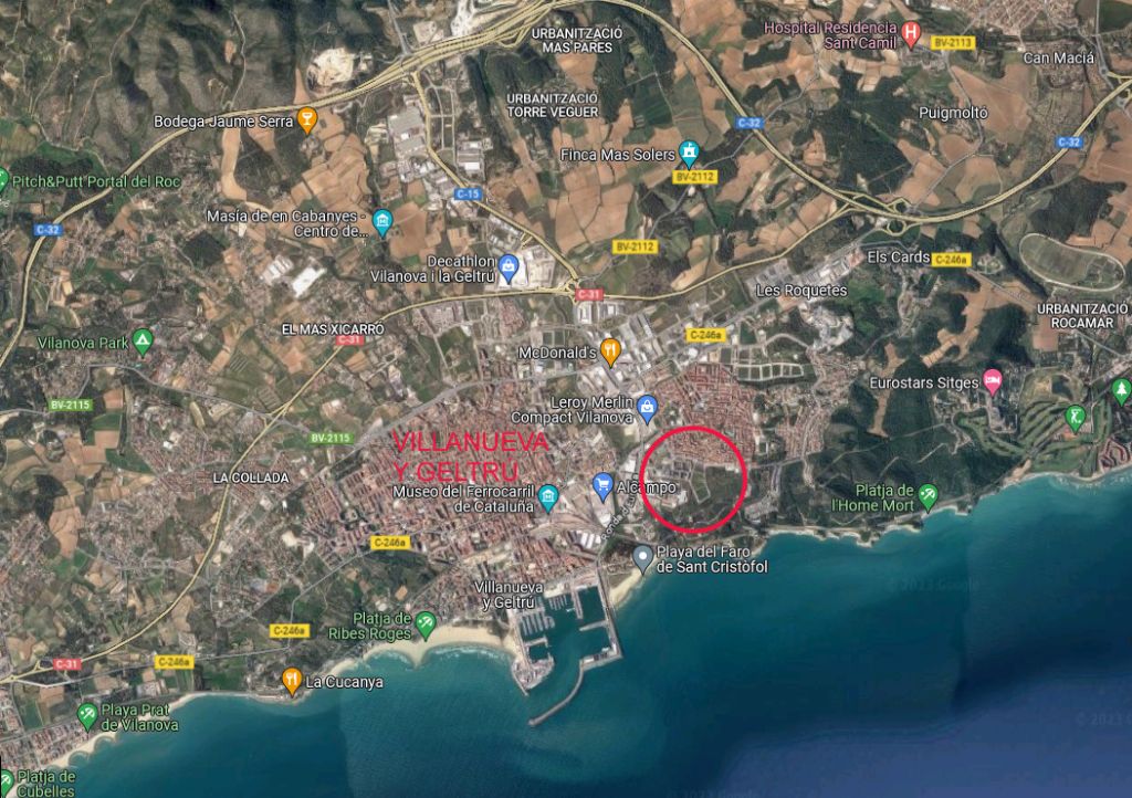 3 Grundstücke in Vilanova i la Geltrú, Barcelona. - Los S67.7
