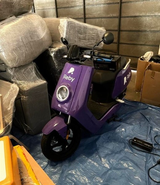 New electric motorcycles and scooters lot