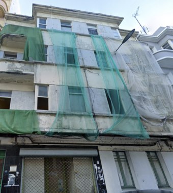 Two buildings in Calle Vizcaya in A Coruña - Spain - Law Court N.1 of A Coruña