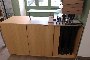 Vertical Display Cabinet in Oak Wood 1