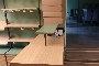 Vertical Display Cabinet in Oak Wood 4