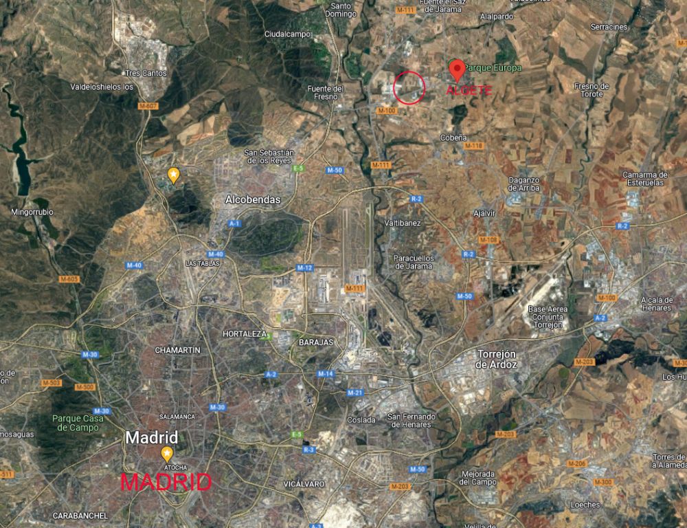 Finca di terreno edificabile nel settore S15 di Algete (Madrid) - Lotto S31.2