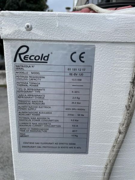 Refrigeratzaileak Recold eta Piovan - Epaitegiaren likidazioa n. 18/2024 - Vicenzako Epaitegia - Salmenta 4