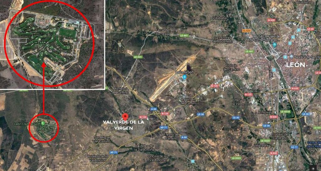Parcelas finalistas en la urbanización El Cueto en Valverde de la Virgen (León) - Lote L26.2