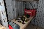 Blue container with various equipment 4