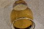 Yellow crystal and silver vase 3