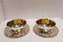 Two silver candlesticks 1